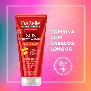 Óleo em Creme Fortalecedor DaBelle SOS Crescimento 190ml