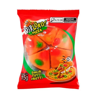 Bala Diploko! Burguer Sabor Tutti Frutti 15g