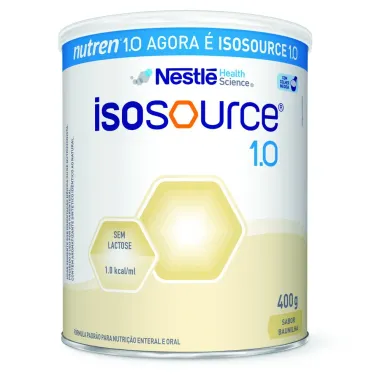 Isosource 1.0 Baunilha Sem Lactose 400g