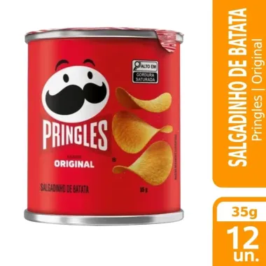 Batata Pringles Sabor Original Tubo 35g