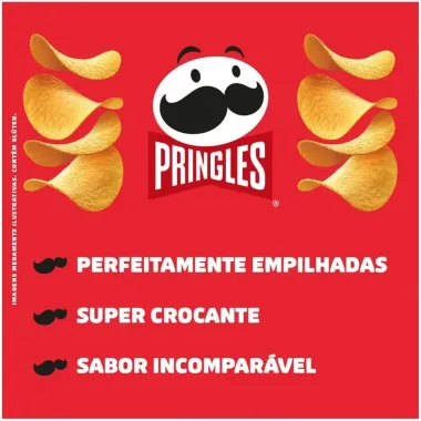 Batata Pringles Sabor Original Tubo 35g