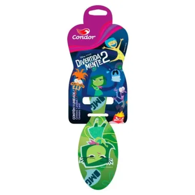 Escova Para Cabelo Oval Condor Divertidamente 2 com 1 Unidade