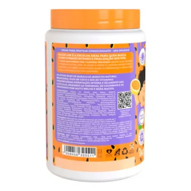 Creme para Pentear Salon Line Kids Maracujá Cachinhos Hidratados 1Kg