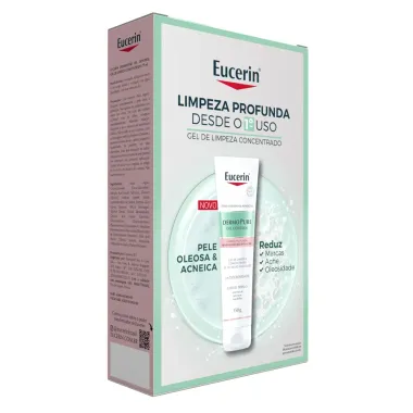 Eucerin Dermo Pure Oil Control Gel de Limpeza Concentrado 150ml e Ganhe Gel de Limpeza Concentrado 75ml