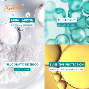 Protetor Solar Av&egrave;ne Cleanance UV FPS70 Antioleosidade Tom 2 M&eacute;dio 40g e Ganhe Gel de Limpeza Cleanance 40g