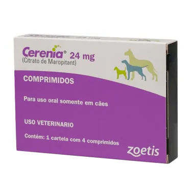 Cerenia 24mg para Cães com 4 Comprimidos