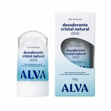Desodorante Alva Cristal Natural Stick 60g
