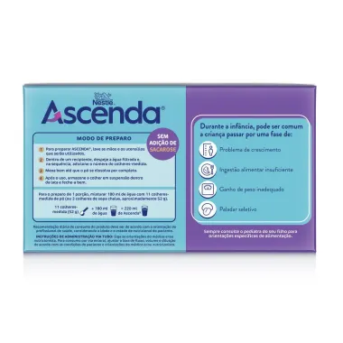 Ascenda Baunilha 800g e Ganhe Ascenda Sem Sabor 260g