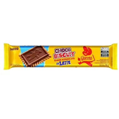 Biscoito Garoto Choco Biscuit Sabor Chocolate Ao Leite 78g