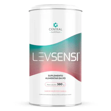 LevSensi Suplementos Alimentar em Pó Sabor Macã com Canela 380g