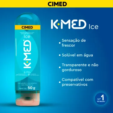 Gel Lubrificante Íntimo K-Med Ice 50g