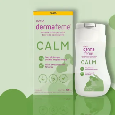 Sabonete Líquido Íntimo Dermafeme Calm 100ml