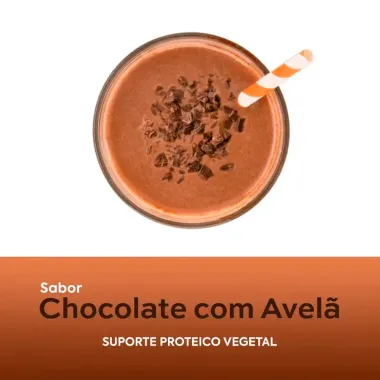 Shake Proteico Pea & Oats Emana Sabor Chocolate com Avelã 450g