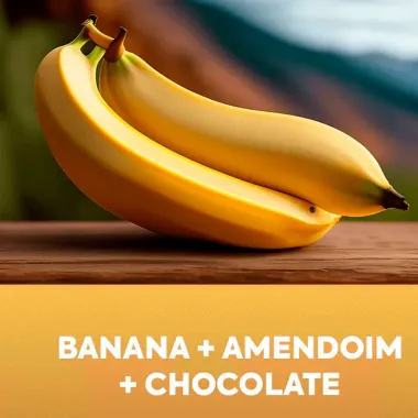 Barra de Fruta Emana Sabor Banana Amendoim e Nibs de Cacau 35g