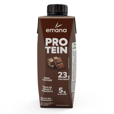 Bebida Láctea Emana Protein Sabor Cacau com 23g de Proteínas 250ml