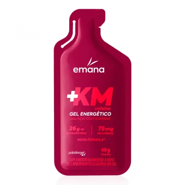 Gel Energético Emana +Km Cafeína Sabor Açaí com Guaraná 40g