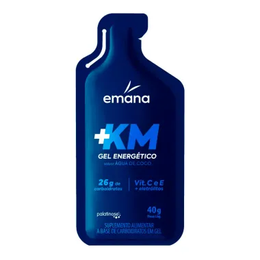 Gel Energético Emana +KM Sabor Água de Coco 40g