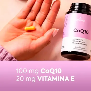 CoQ10 Antioxidante Emana com 60 Cápsulas