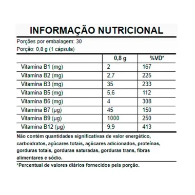 Bio Vit B+ Puravida com 60 Cápsulas Softgel