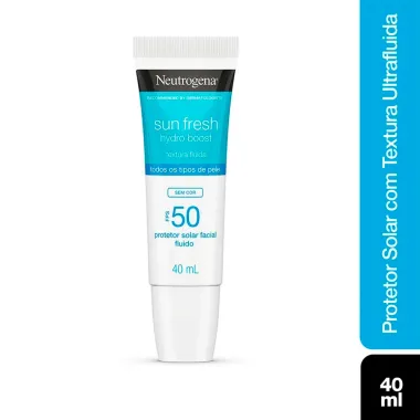 Protetor Solar Neutrogena Sun Fresh Hydro Boost FPS 50 Sem Cor 40ml