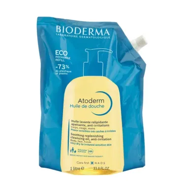 Atoderm Huile de Douche Bioderma Refil 1 Litro