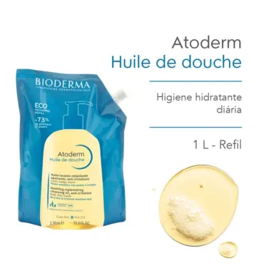 Atoderm Huile de Douche Bioderma Refil 1 Litro