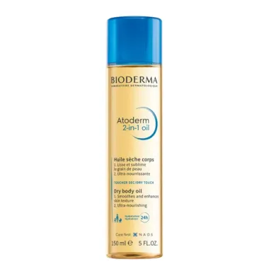 Atoderm 2 In 1 Oil Bioderma Huile Seche Corps 150ml