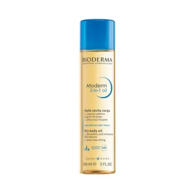 Atoderm 2 in 1 Bioderma Oil Óleo Corporal Hidrata e Suaviza a Pele 150ml