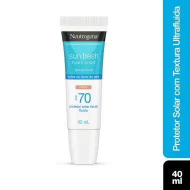 Protetor Solar Neutrogena Sun Fresh Hydro Boost FPS 70 Cor 2.0 40ml