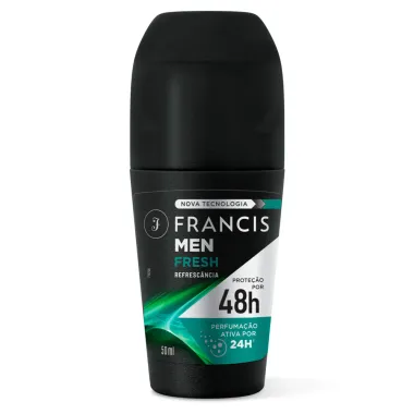 Desodorante Francis Men Fresh Roll-On Antitranspirante 48h 50ml
