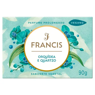 Sabonete em Barra Vegetal Francis Orquídea e Quartzo 90g