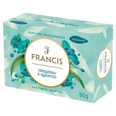 Sabonete em Barra Vegetal Francis Orquídea e Quartzo 90g