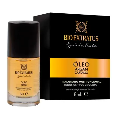 Óleo Capilar Bio Extratus Spécialiste Argan e Cártamo Tratamento Multifuncional 8ml