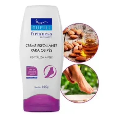 Creme Esfoliante Para Os Pes Nupill Firmeness Intensive Evitaliza A Pele 120g