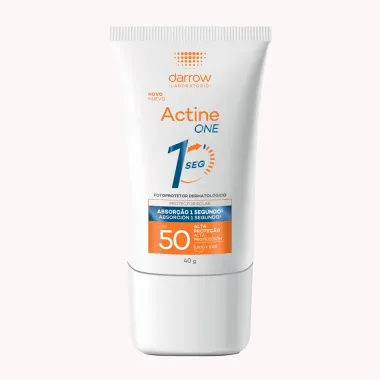 Protetor Solar Facial Actine One FPS 50 Sem Cor 40g