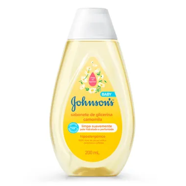 Sabonete Líquido de Glicerina Johnson's Baby Camomila 200ml