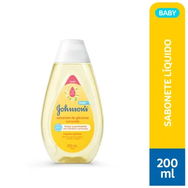 Sabonete Líquido de Glicerina Johnson's Baby Camomila 200ml