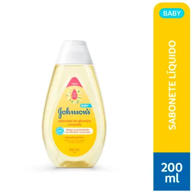 Sabonete Líquido de Glicerina Johnson's Baby Camomila 200ml