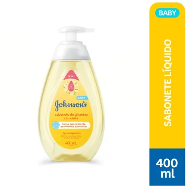 Sabonete Líquido de Glicerina Johnson's Baby Camomila 400ml