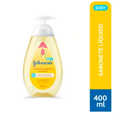 Sabonete Líquido de Glicerina Johnson's Baby Camomila 400ml