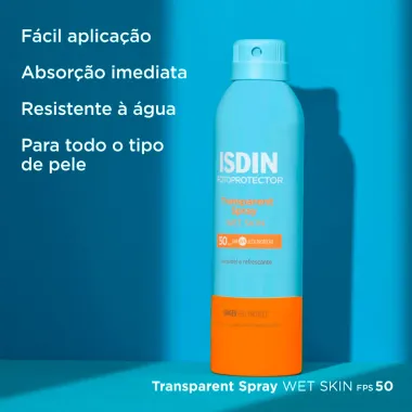 Protetor Solar Isdin Fotoprotector FPS 50 Transparente Spray 250ml