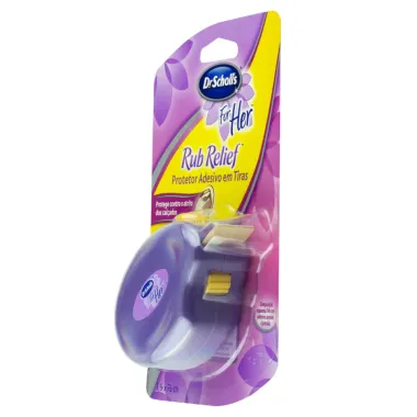 Protetor Adesivo em Tiras Dr. Scholls For Her Rub Relief 1,9 x 76cm com 1 Unidade