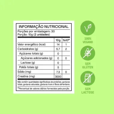 Guday Creatina Em Gummies Sabor Ma&ccedil;a Verde 60 Pastilhas De Goma