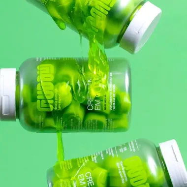 Guday Creatina Em Gummies Sabor Ma&ccedil;a Verde 60 Pastilhas De Goma
