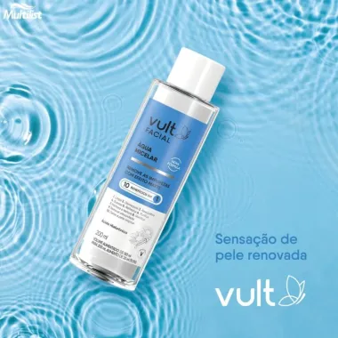 Agua Micelar Vult Facial 10 Benefícios em 1 Efeito Matte 200ml