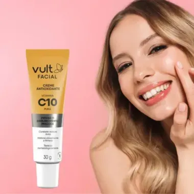 Creme Antioxidante Facial Vult Vitamina C 10 Pura 30g