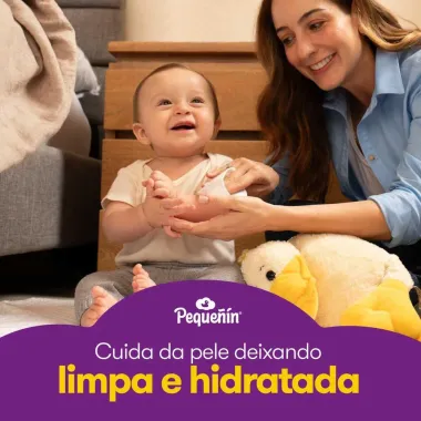 Lenços Umedecidos Pequeñín Amêndoas 50 Unidades