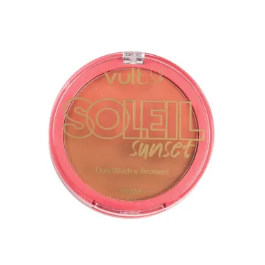 Po Compacto Vult Soleil Sunset Duo Blush E Bronzer Vegano 6G