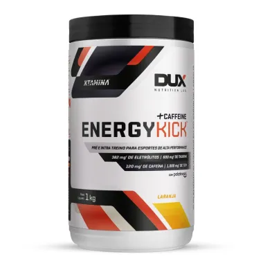 Energy Kick +Caffeine Dux Nutrition Xtamina Sabor Laranja 1Kg