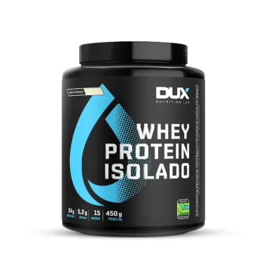 Whey Protein Isolado Dux 24g de Proteínas Chocolate Branco 450g